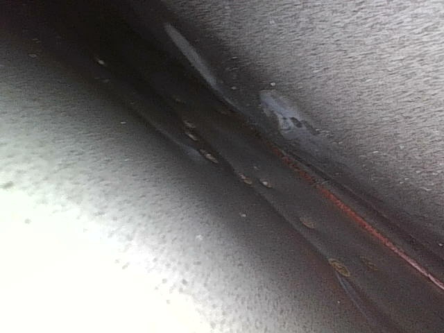 Заднее правое крыло: окрашен